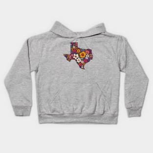 Texas Wildflowers Kids Hoodie